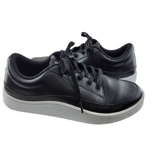 Allbirds Mens Sneakers Vegan Leather Plant Pacers Size 8 Black Blizzard Low Top